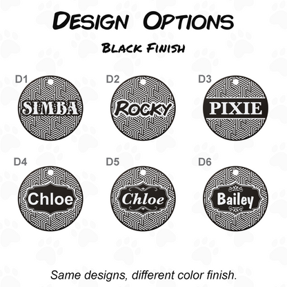 Double Sided Pet Tag - Custom Engraved ID with Phone Number