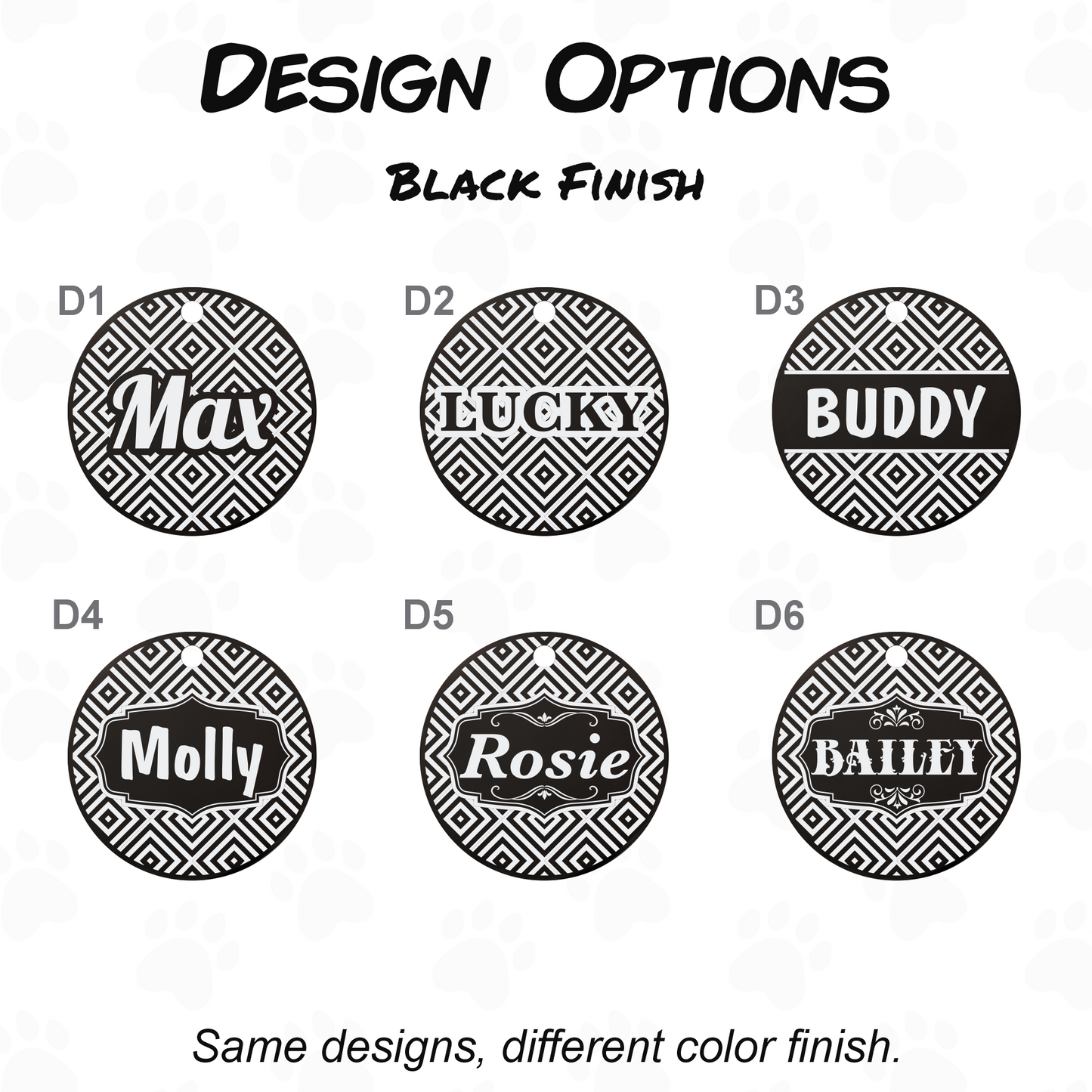 Engraved Dog Tag - Personalized Pet Collar Tag with ID