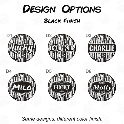 Custom Dog Tag - Engraved Double Sided Pet ID Tag with Phone