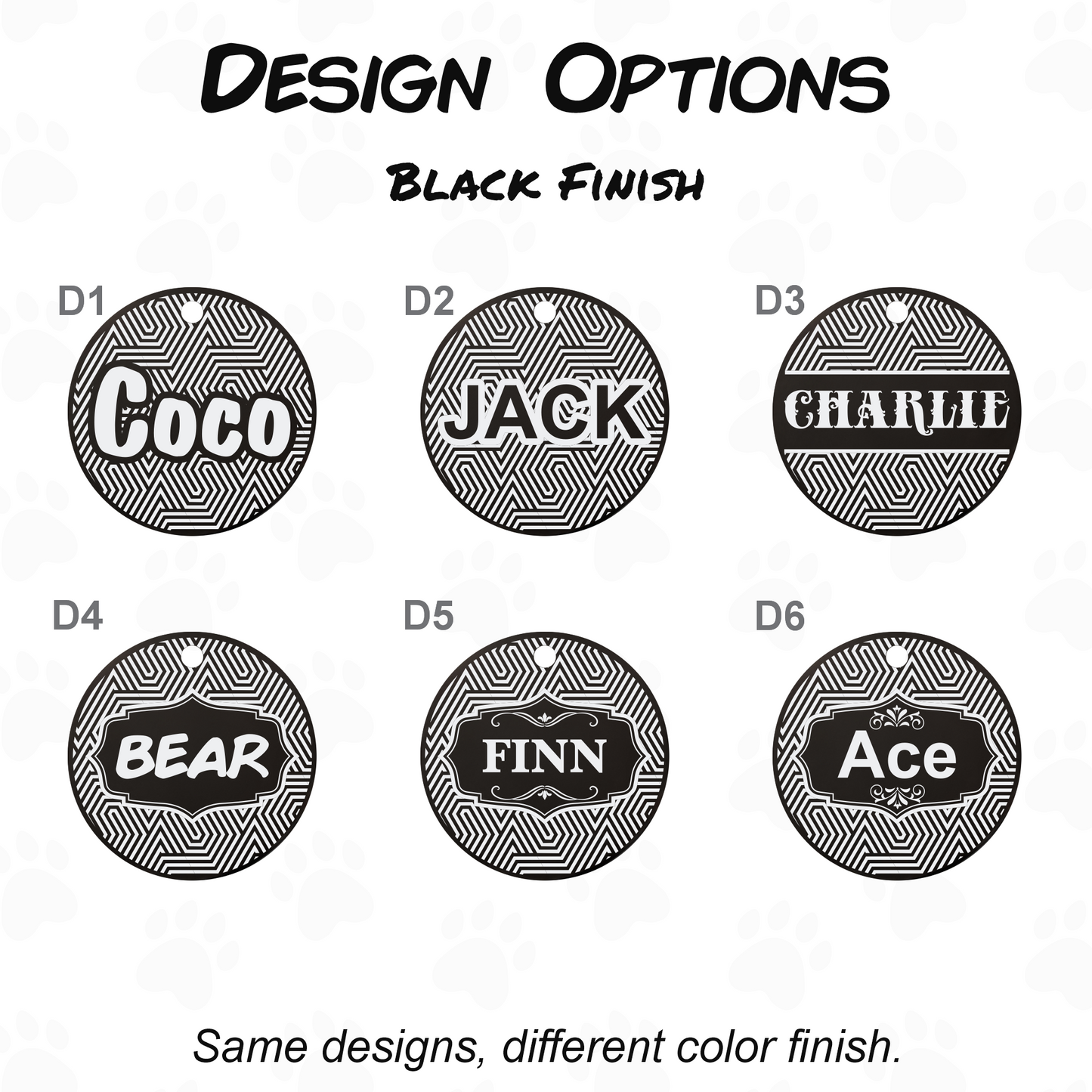 Custom Dog Tag - Engraved Double Sided Pet ID Tag with Phone