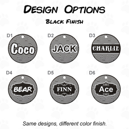 Custom Dog Tag - Engraved Double Sided Pet ID Tag with Phone
