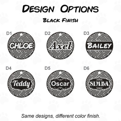 Personalized Dog and Cat Tag - Stainless Steel Engraved Pet ID Tag