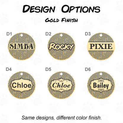 Double Sided Pet Tag - Custom Engraved ID with Phone Number