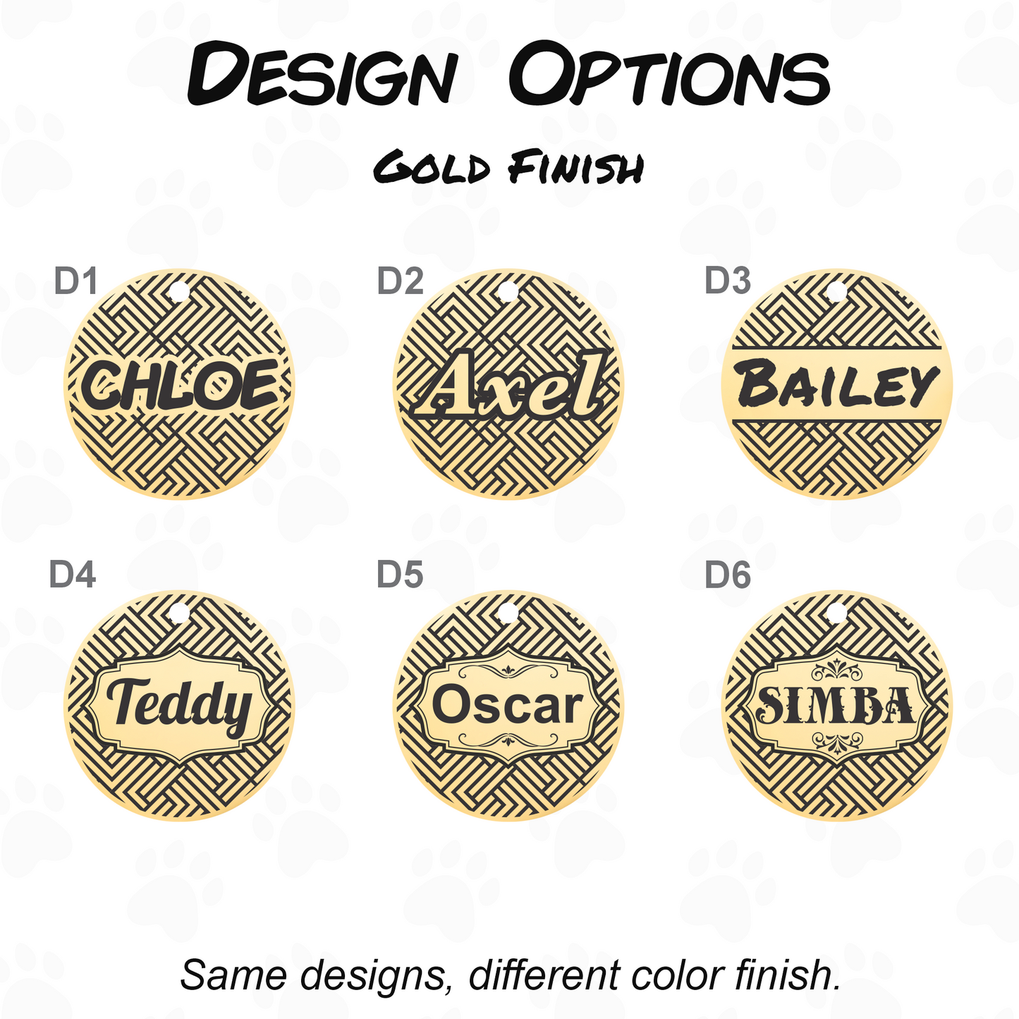 Personalized Dog and Cat Tag - Stainless Steel Engraved Pet ID Tag