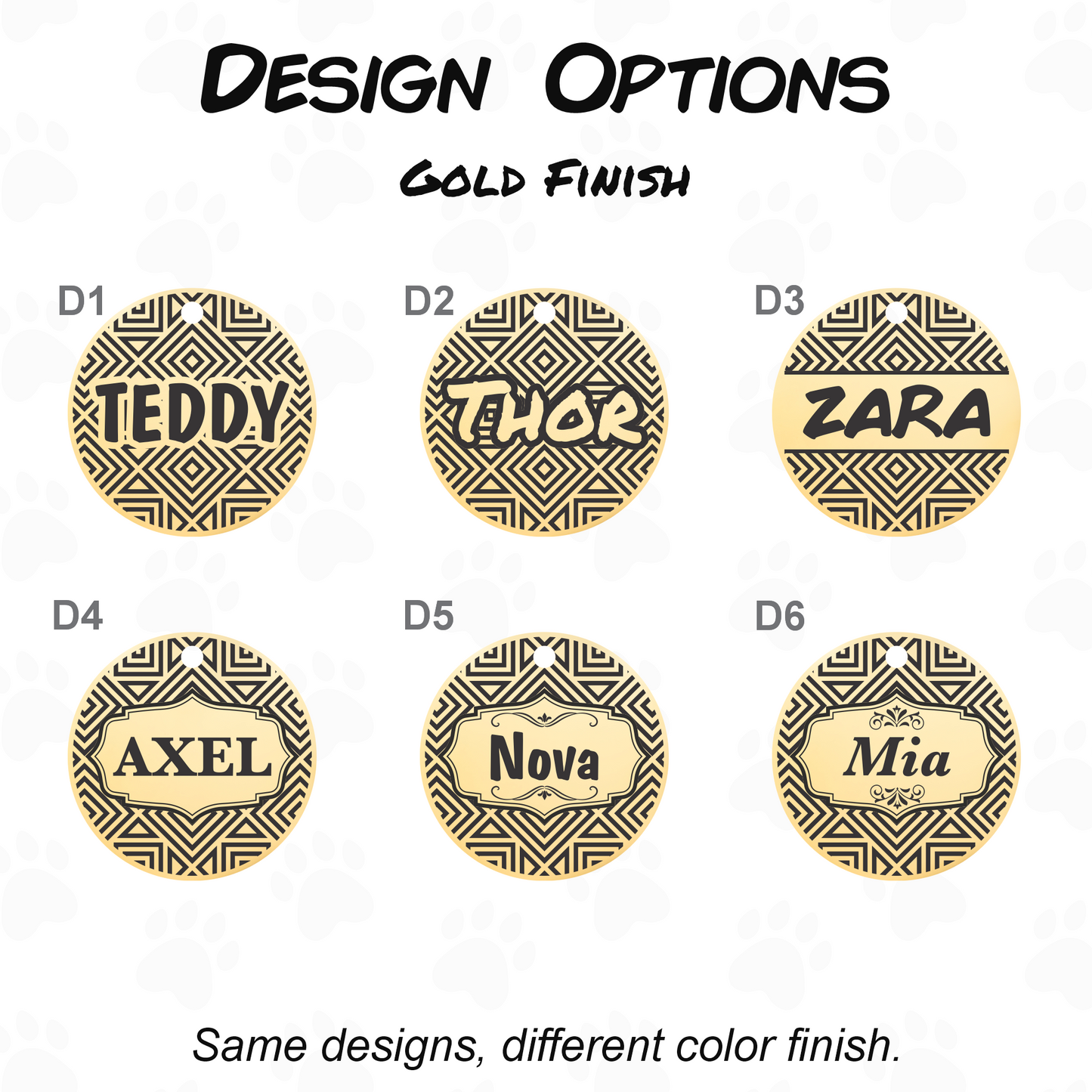 Stainless Steel Dog ID Tag - Custom Engraved Pet Tag