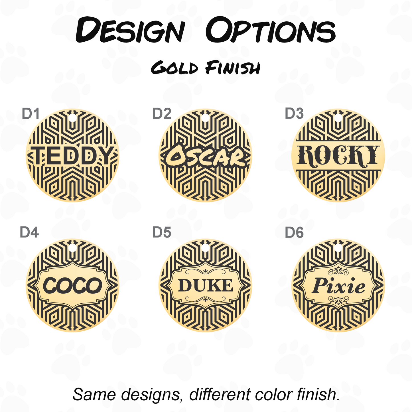 Stainless Steel Dog ID Tag - Custom Engraved Pet Tag