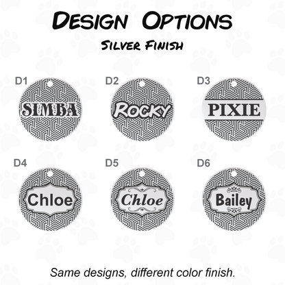 Double Sided Pet Tag - Custom Engraved ID with Phone Number