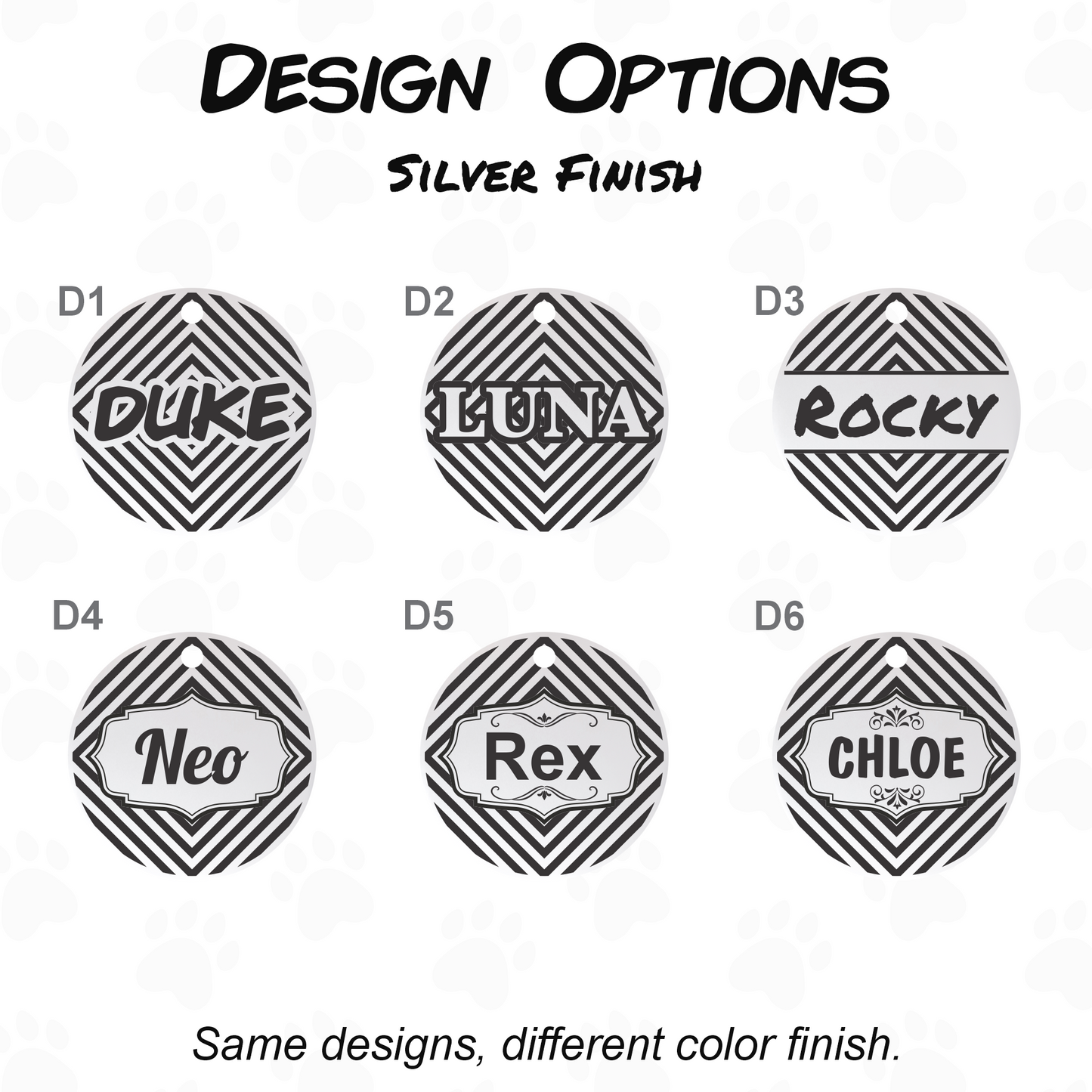 Personalized Dog and Cat Tag - Stainless Steel Engraved Pet ID Tag