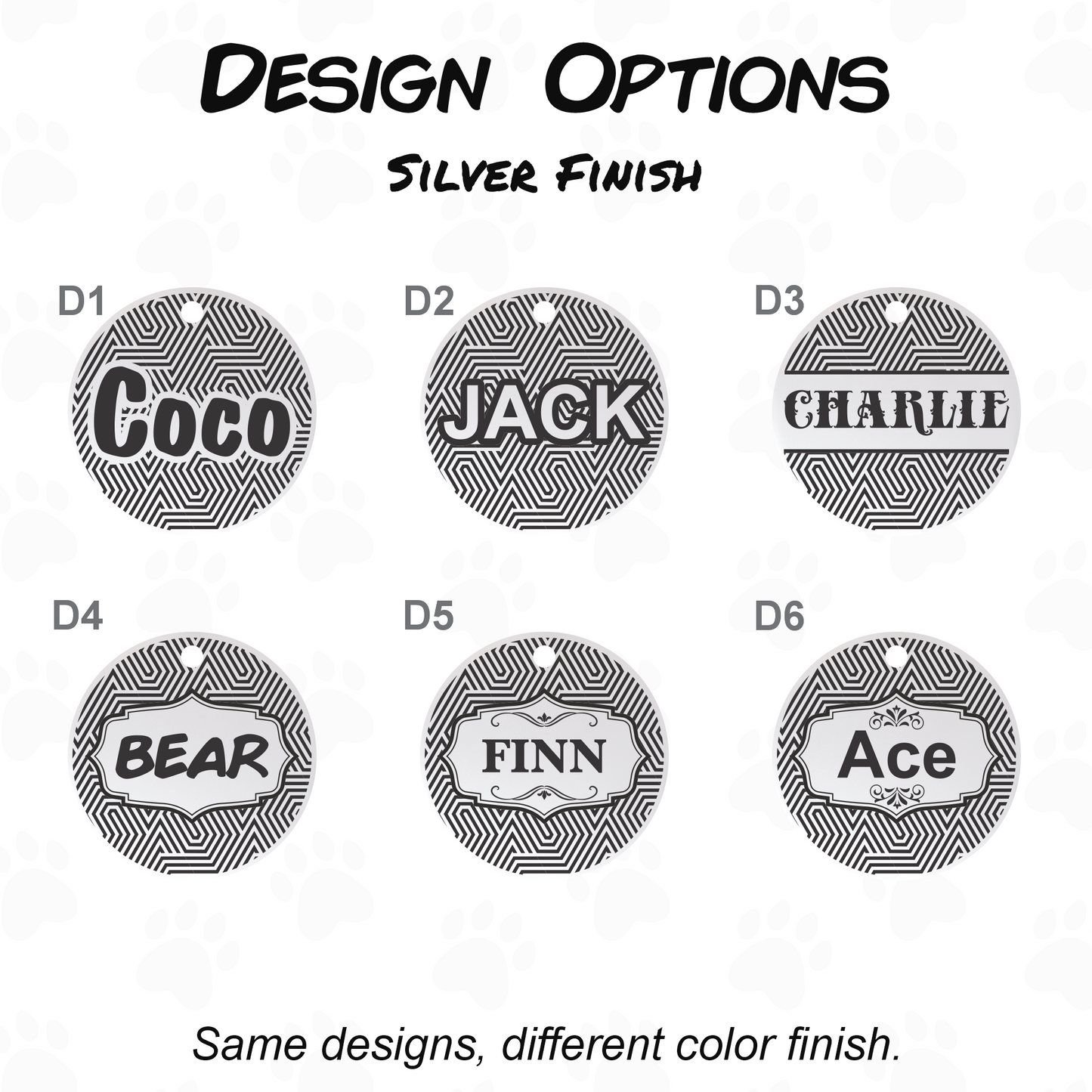 Custom Dog Tag - Engraved Double Sided Pet ID Tag with Phone