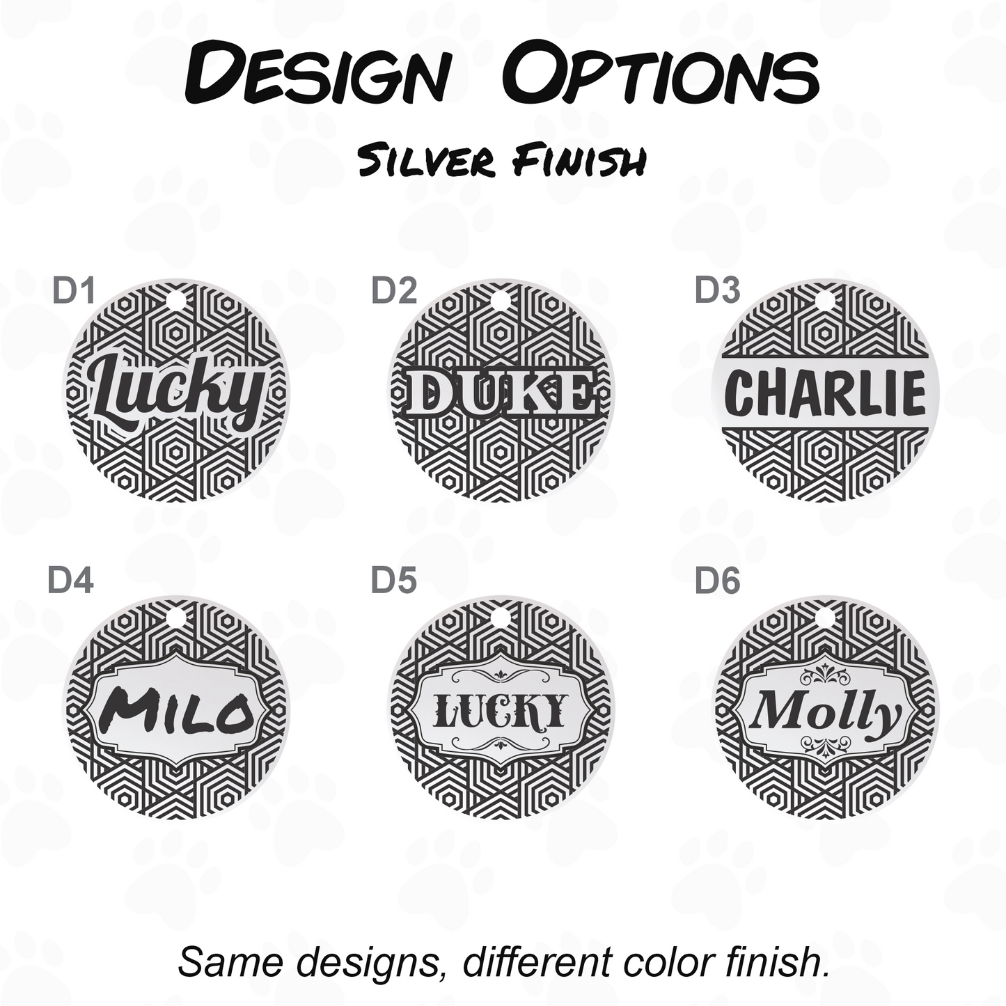 Custom Dog Tag - Engraved Double Sided Pet ID Tag with Phone