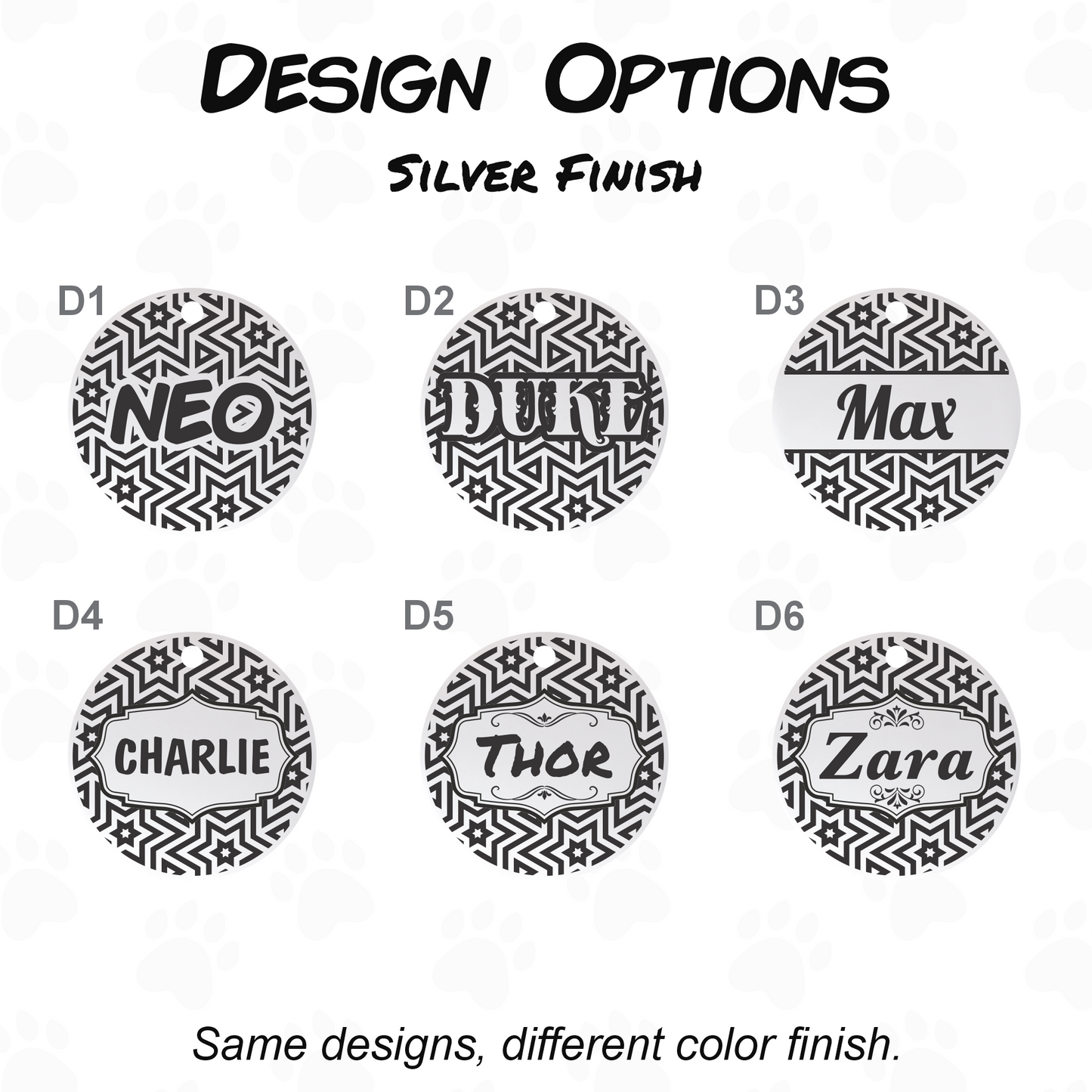 Custom Cat and Dog Tag - Stainless Steel Engraved Pet ID