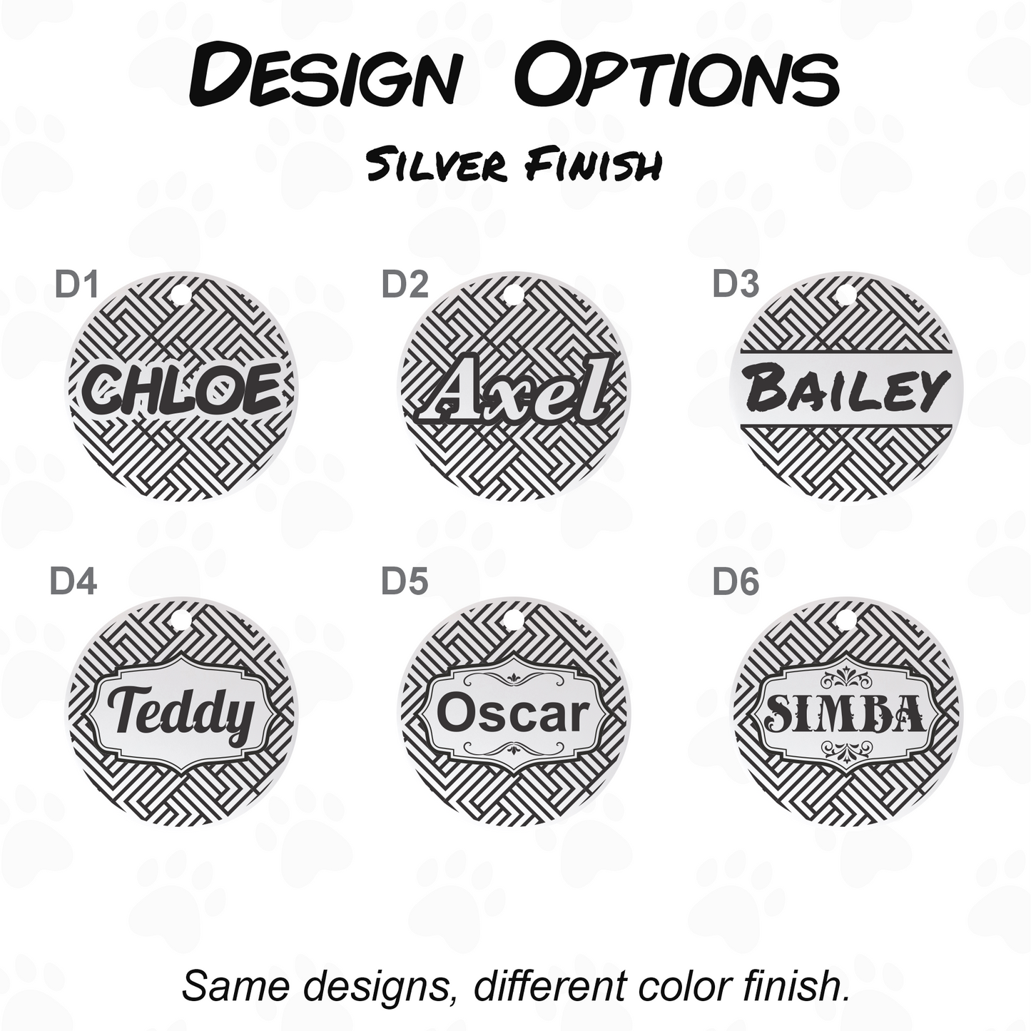 Personalized Dog and Cat Tag - Stainless Steel Engraved Pet ID Tag