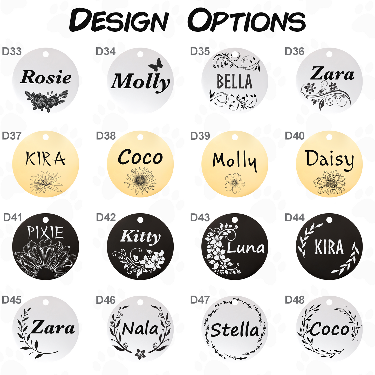 Stainless Steel Dog ID Tag - Custom Engraved Pet Tag