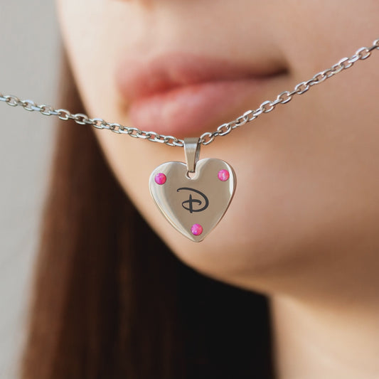 Custom Initial Necklace – Engraved Letter Pendant