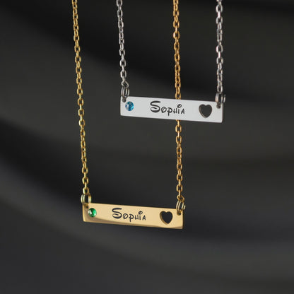 Custom Name Necklace – Personalized Engraved Jewelry