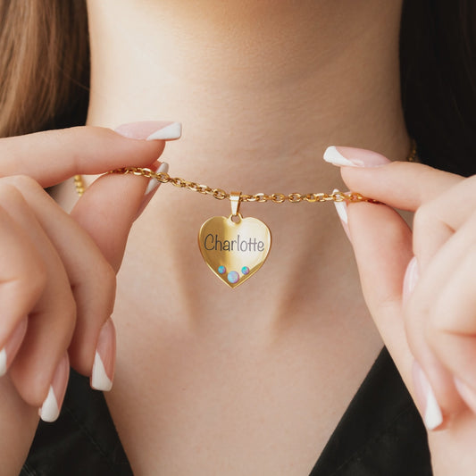 Engraved Bar Necklace – Personalized Name or Phrase Pendant