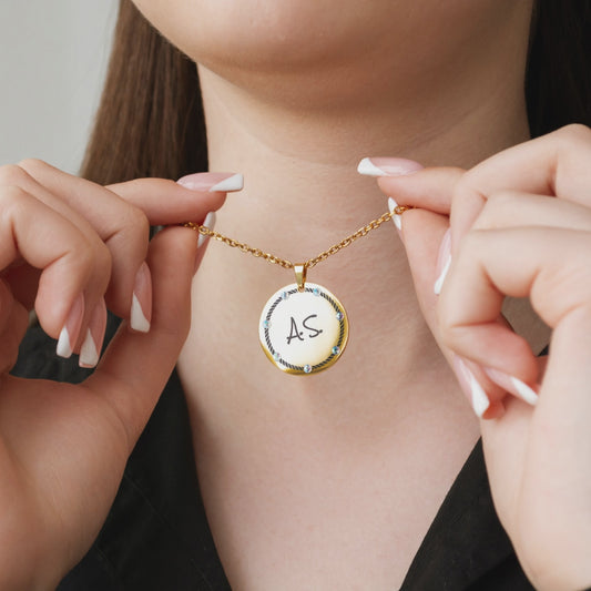 Initial Letter Necklace – Personalized Engraved Pendant