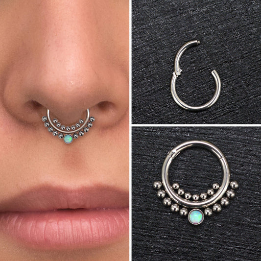 Septum Ring Surgical Steel - TitaniumFashion