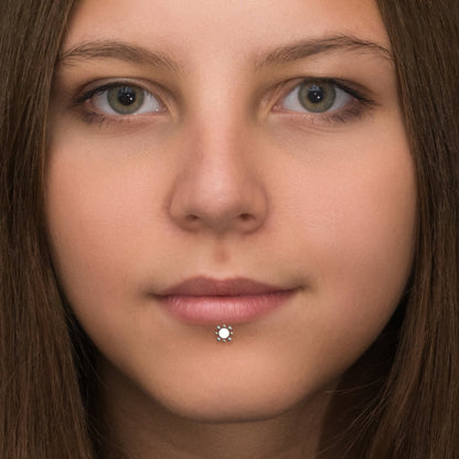Lip Labret Surgical Steel - TitaniumFashion