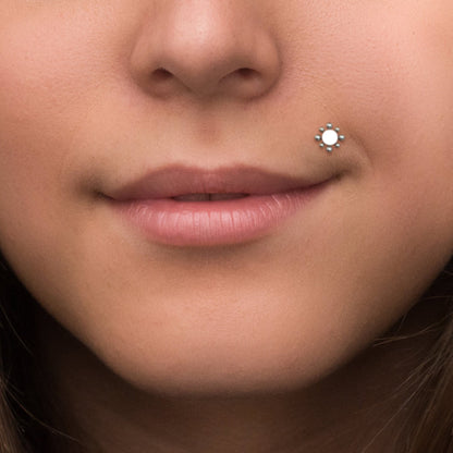 Lip Labret Surgical Steel - TitaniumFashion