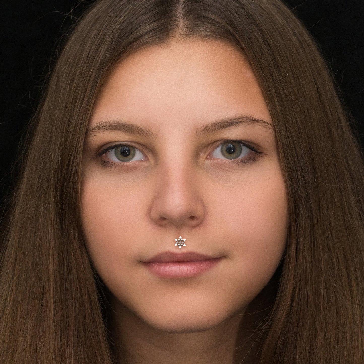 Surgical Steel Lip Ring - TitaniumFashion