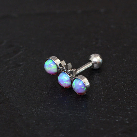 Curved Bar Piercing Surgical Steel - TitaniumFashion