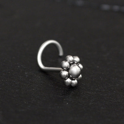 Surgical Steel Nose Stud Screw - TitaniumFashion