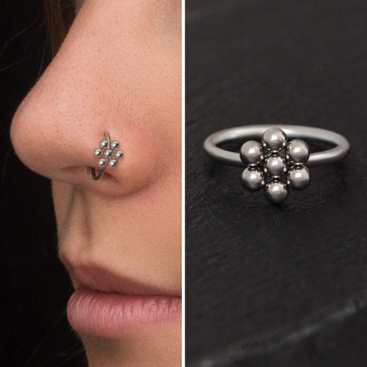 Nose Piercing Surgical Steel - TitaniumFashion