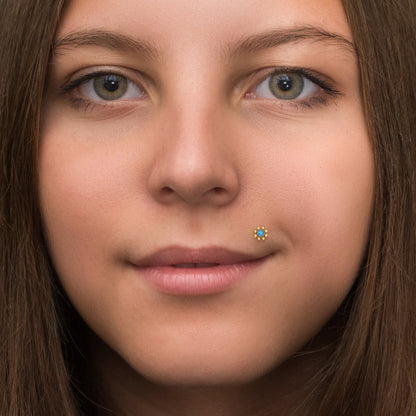 Bioflex Medusa Lip Piercing - TitaniumFashion