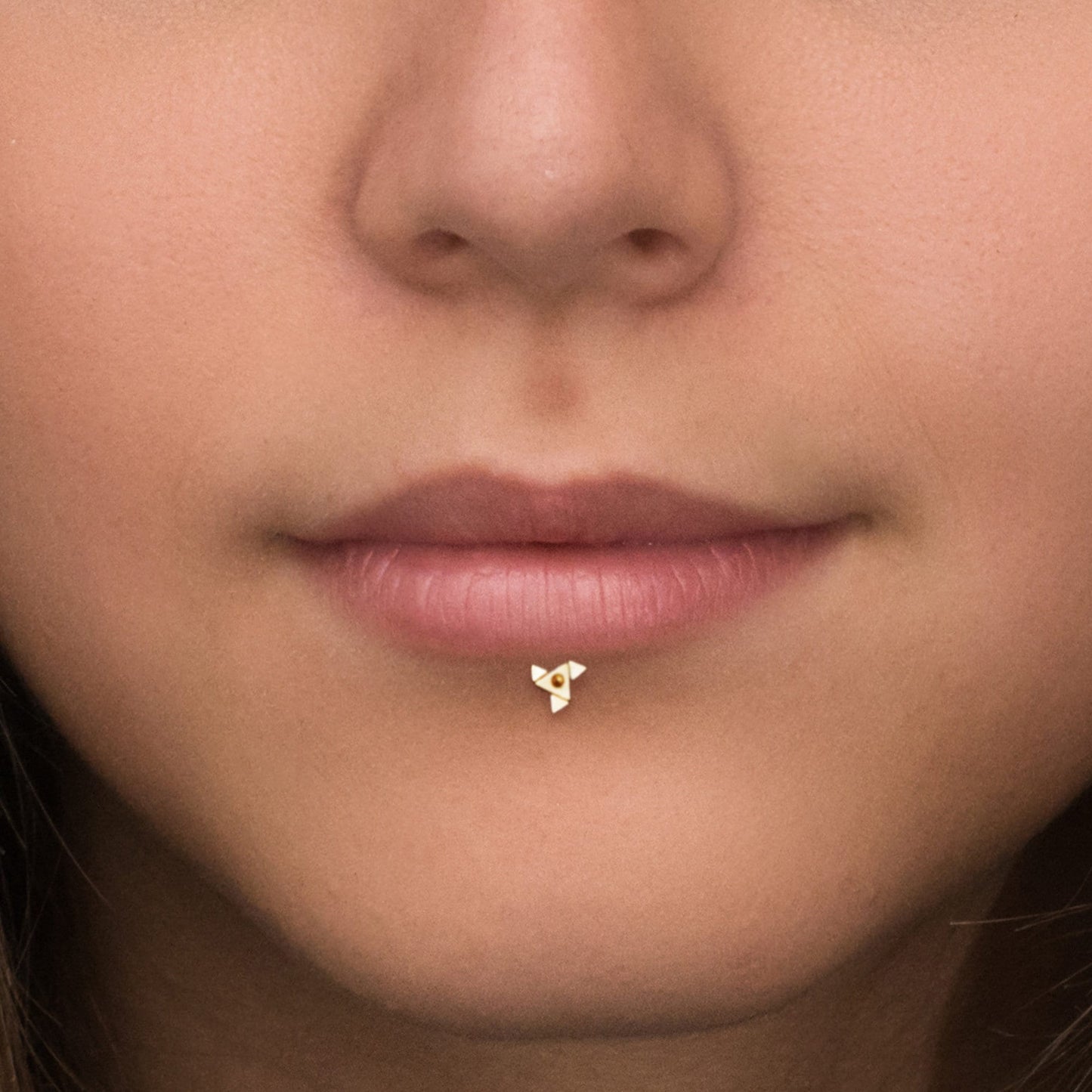 Bioflex Medusa Lip Piercing - TitaniumFashion