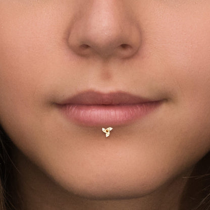Bioflex Medusa Lip Piercing - TitaniumFashion