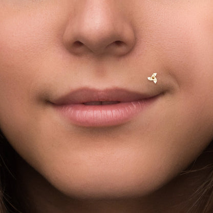 Bioflex Medusa Lip Piercing - TitaniumFashion