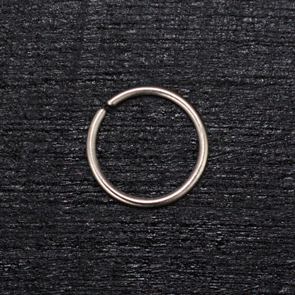 Implant Grade Titanium Nose Hoop - TitaniumFashion