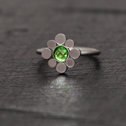 CZ Nose Ring Surgical Steel - TitaniumFashion