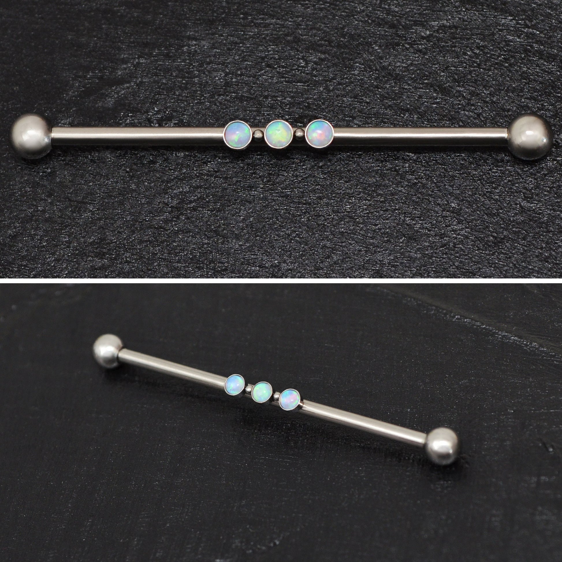 Titanium Industrial Barbell 14g - TitaniumFashion