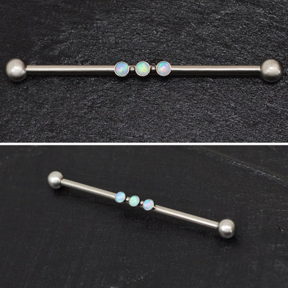 Titanium Industrial Barbell 14g - TitaniumFashion