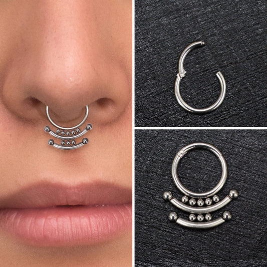 Daith Earring Titanium - TitaniumFashion