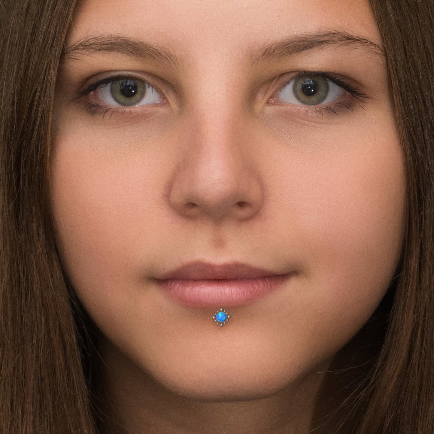 Medusa Lip Ring Titanium - TitaniumFashion