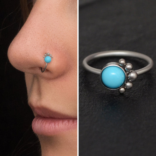 Nose Piercing Titanium - TitaniumFashion