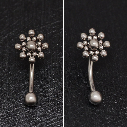 Surgical Steel Eyebrow Jewelry - TitaniumFashion