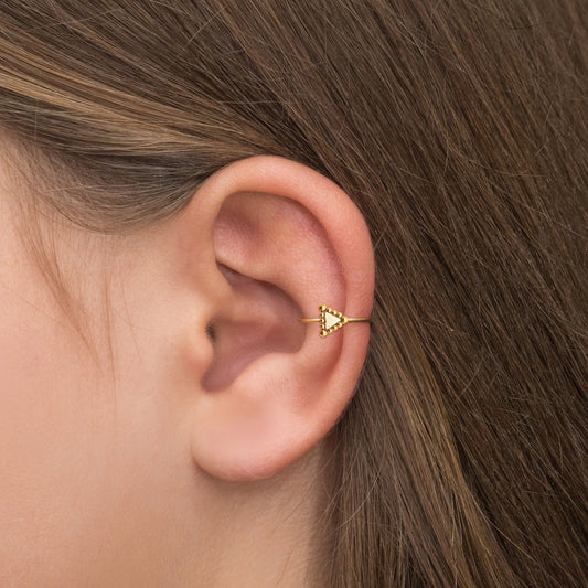 Tragus Hoop Surgical Steel - TitaniumFashion