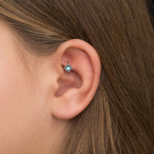 CZ Tragus Jewelry - TitaniumFashion