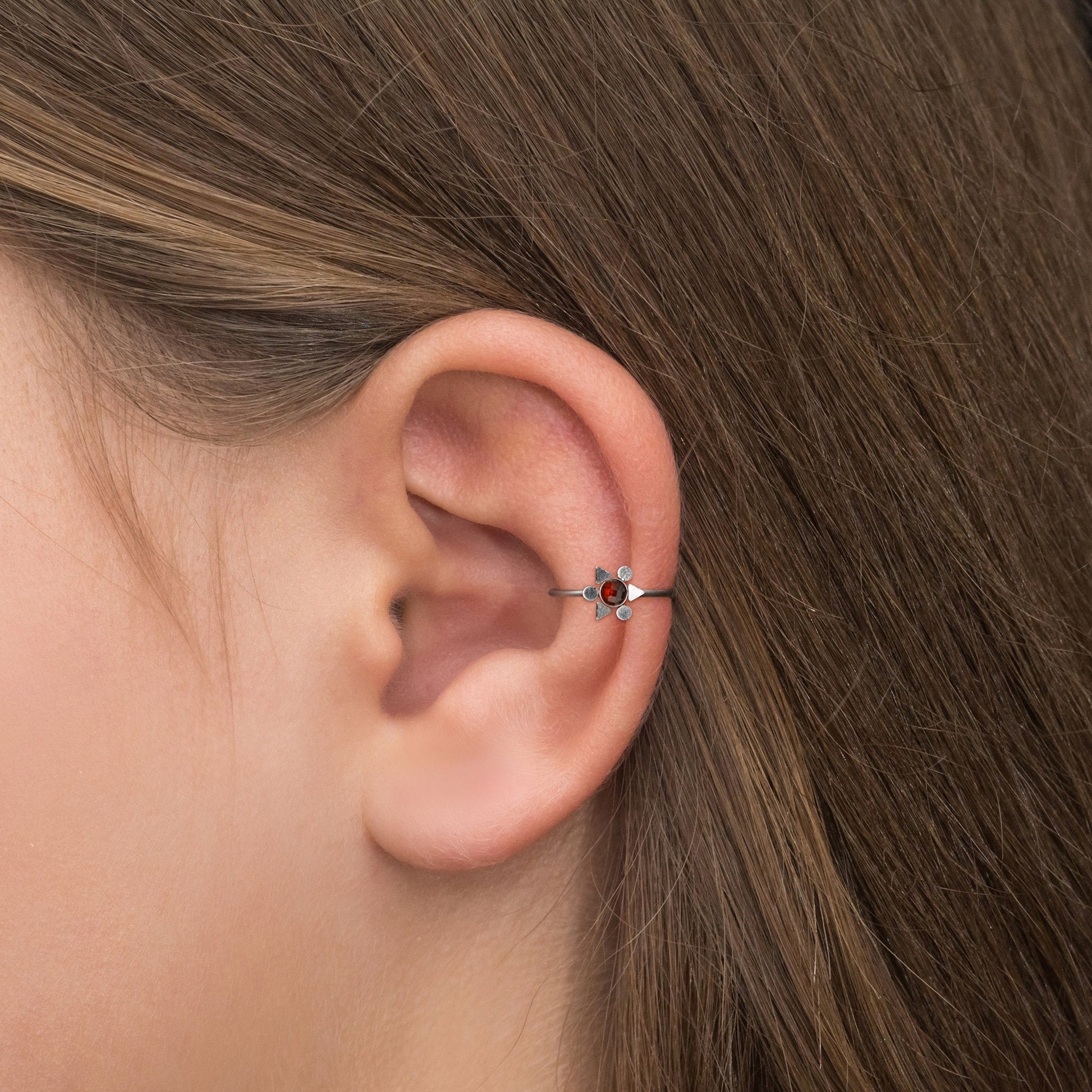 Forward Helix Earring Surgical Steel - TitaniumFashion