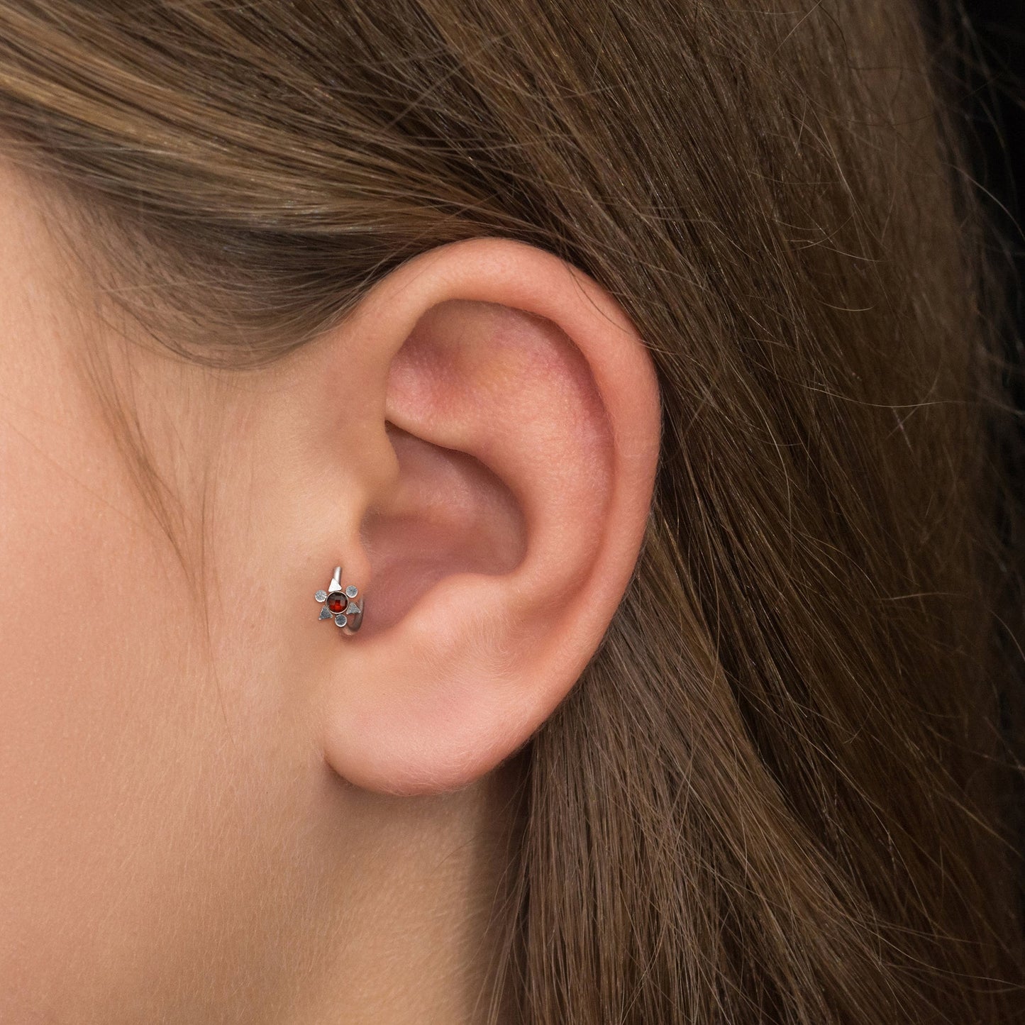 Forward Helix Earring Surgical Steel - TitaniumFashion