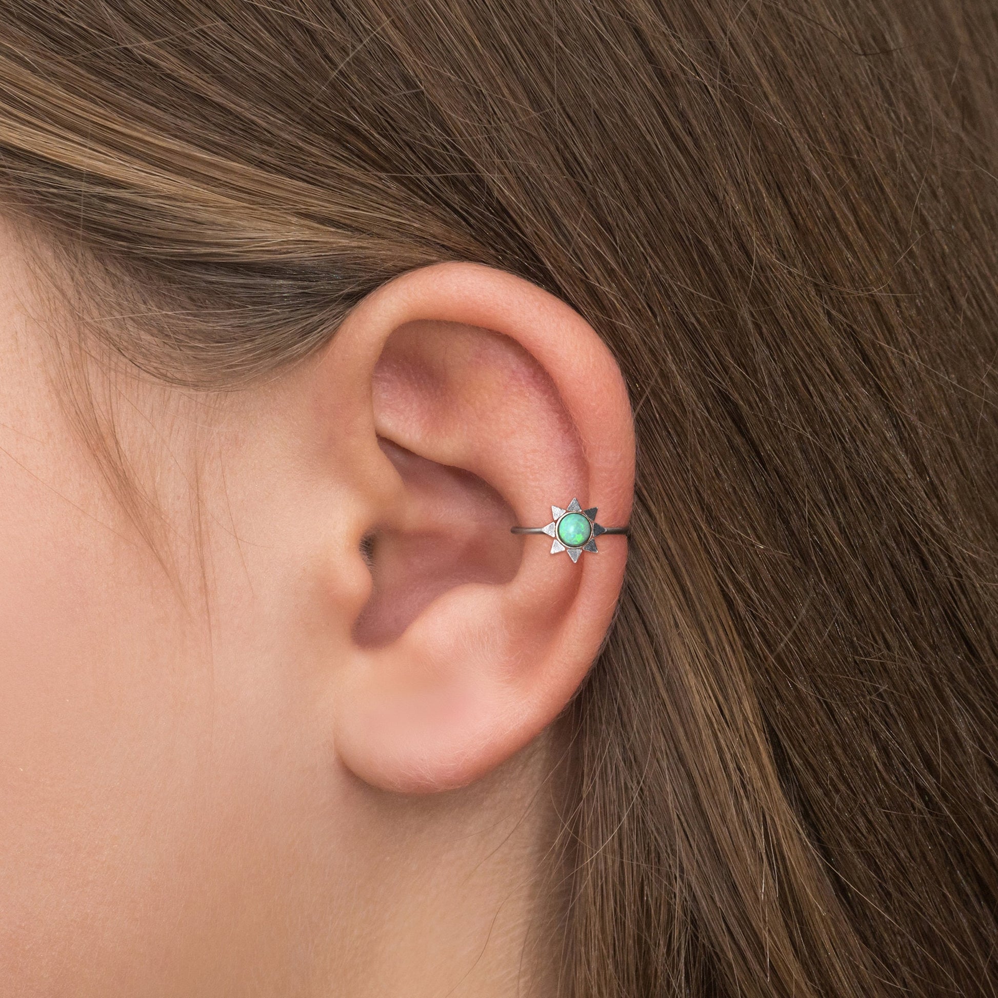 Surgical Steel Tragus Earring Hoop - TitaniumFashion