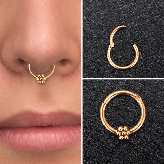 Septum Ring Surgical Steel - TitaniumFashion