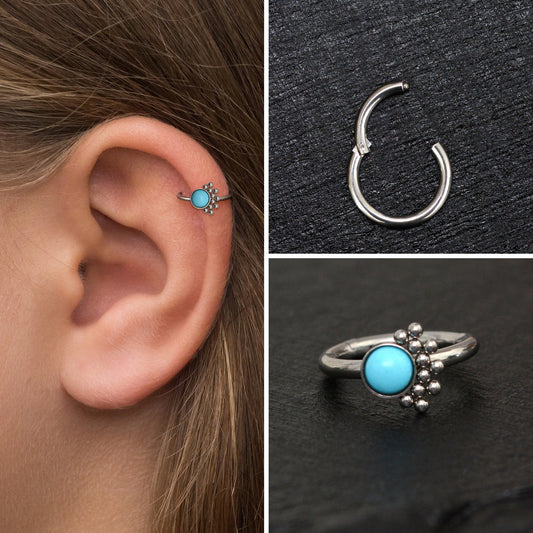 Cartilage Earring Hoop Titanium Implant Grade - TitaniumFashion