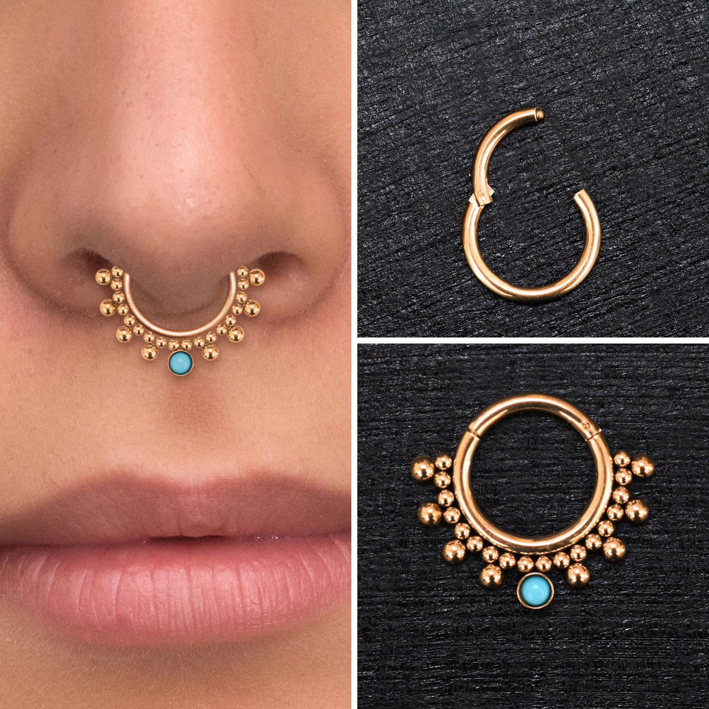 Septum Ring Surgical Steel - TitaniumFashion