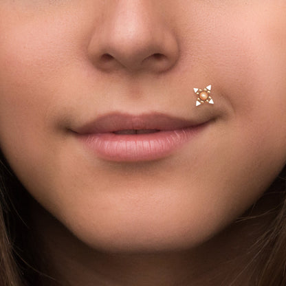 Lip Piercing Surgical Steel - TitaniumFashion