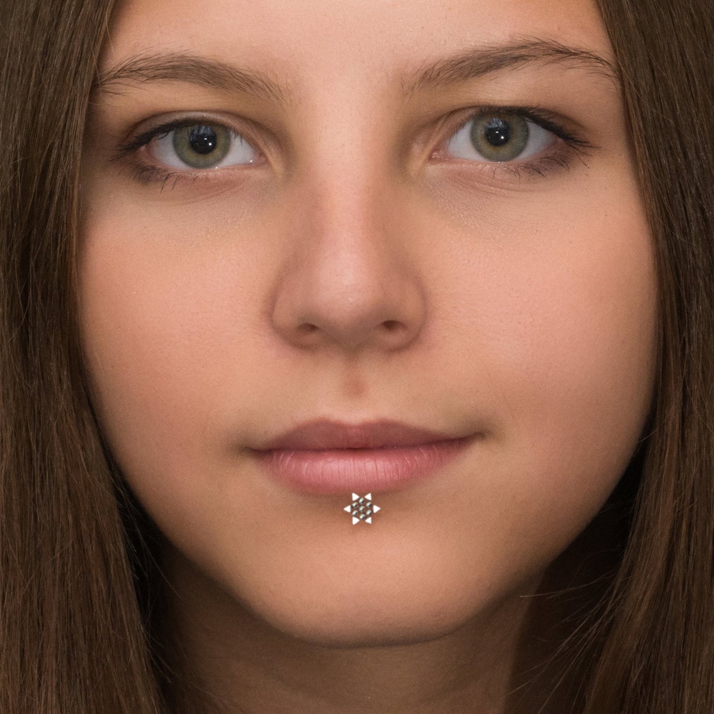 Surgical Steel Lip Ring - TitaniumFashion